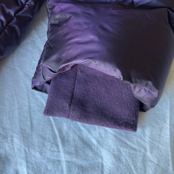 Zara down puffer coat 3/4 length with hood Size M - Picture 6 of 11